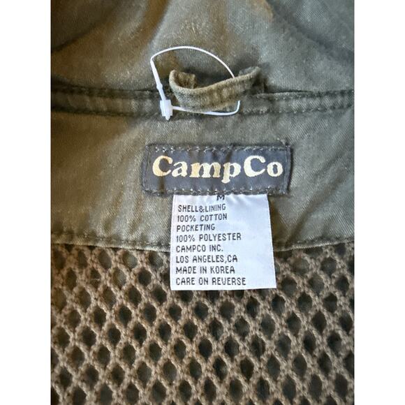 CAMPCO Hunting Fishing Photo Safari Khaki Pocket Utility Vest Size Medium - Picture 6 of 6